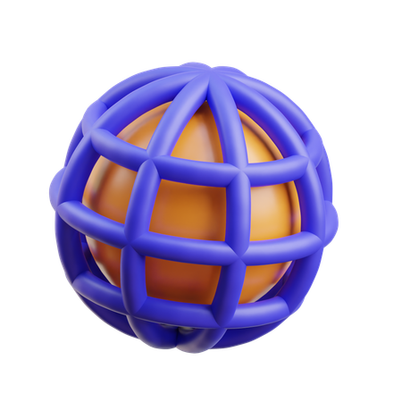 Conexão global  3D Icon