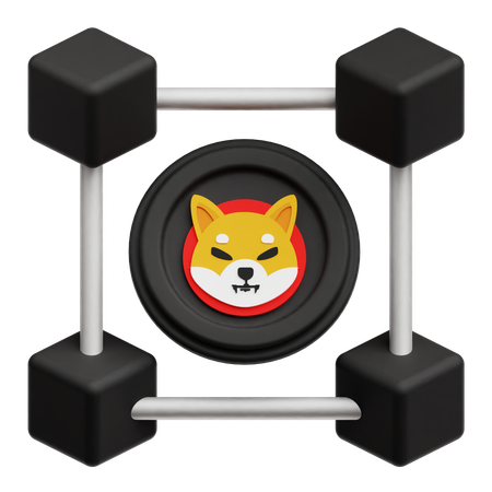 Conexão shiba inu  3D Icon