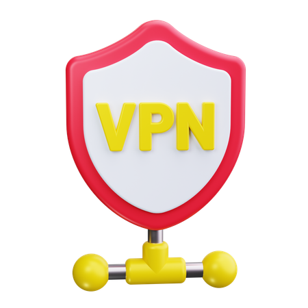 Conexão VPN  3D Icon