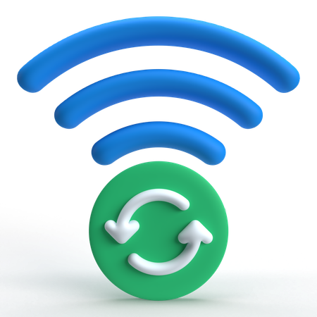 Conexão wifi  3D Icon