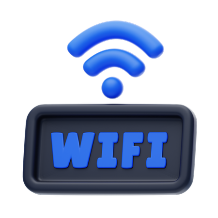 Conexão wifi  3D Icon