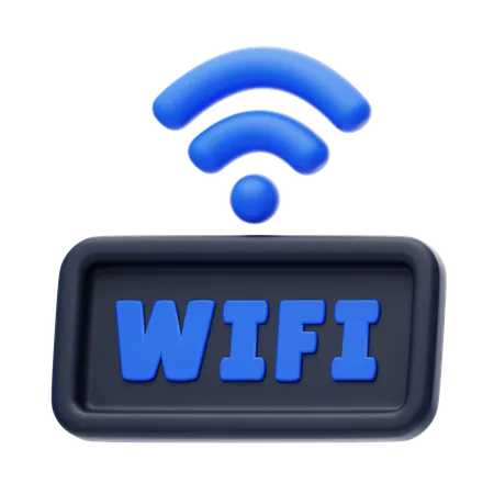 Conexão wifi  3D Icon