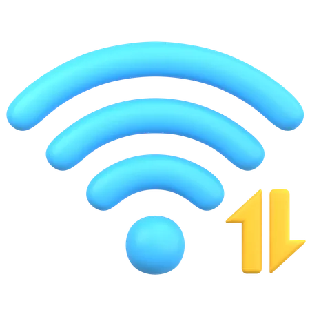 Conexão wifi  3D Icon