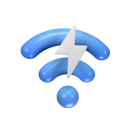 Conexão wifi  3D Icon