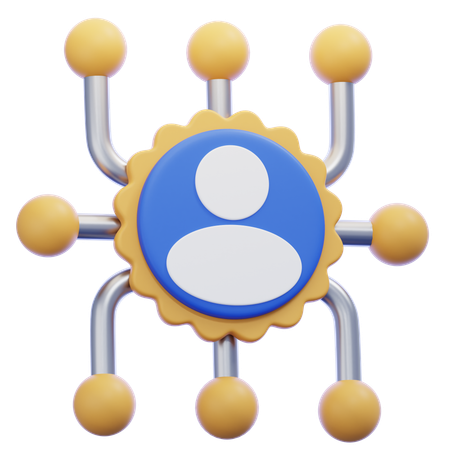 Conexión con la audiencia  3D Icon