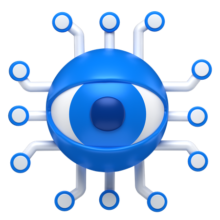 Conexión ocular  3D Icon