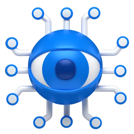 Conexión ocular  3D Icon