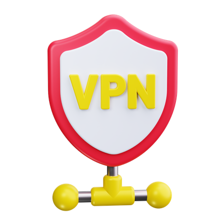 Conexión vpn  3D Icon