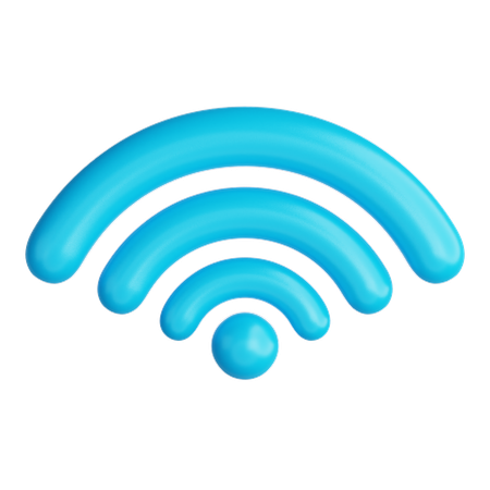 Conexión wifi  3D Icon