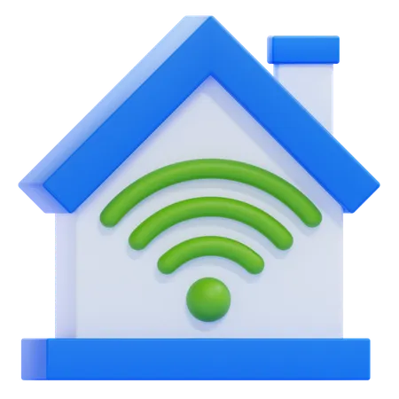 Conexión wifi  3D Icon