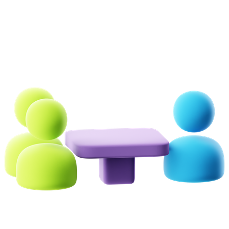 Conference Room  3D Icon