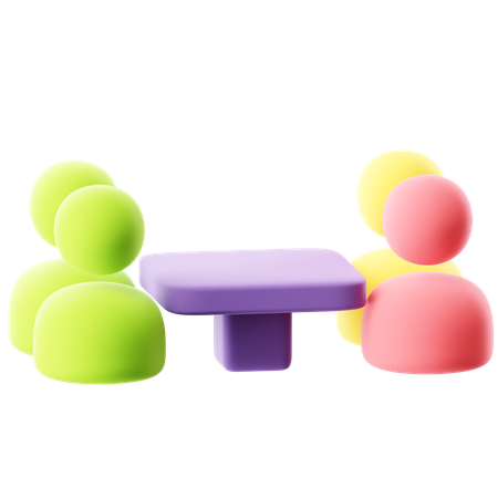 Conference Room  3D Icon