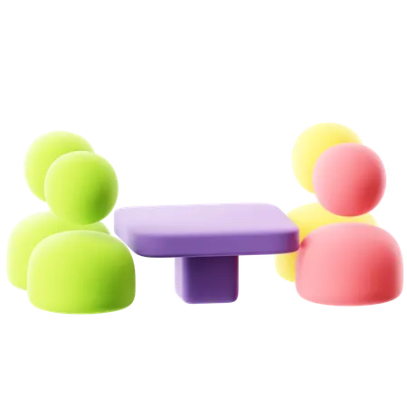 Conference Room  3D Icon