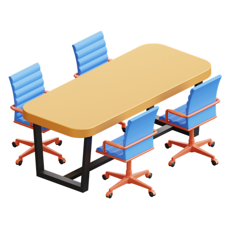 Conference Room  3D Icon