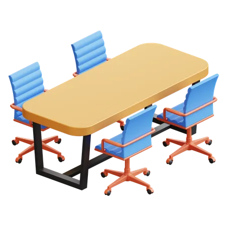 Conference Room  3D Icon