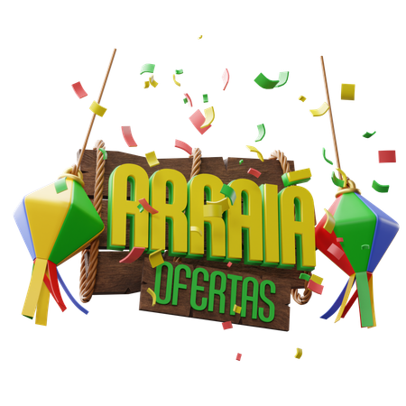 Confeti junina  3D Icon