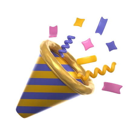 Confetti  3D Icon