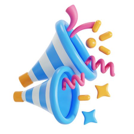 Confetti  3D Icon