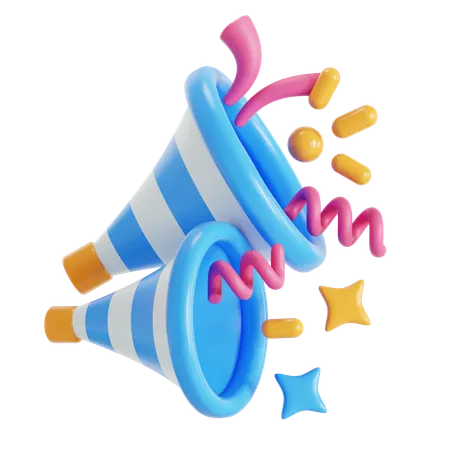 Confetti  3D Icon
