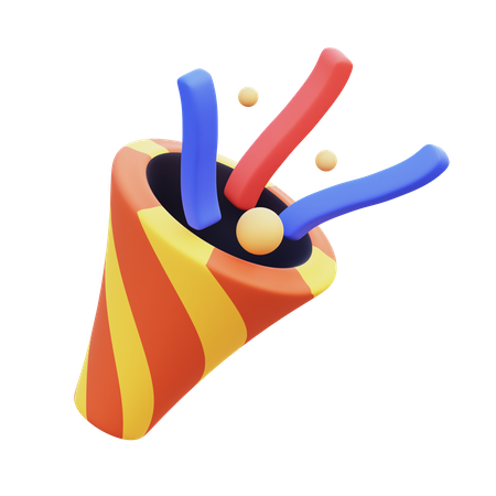 Confetti  3D Icon