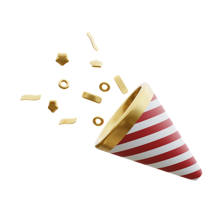 Confetti  3D Icon