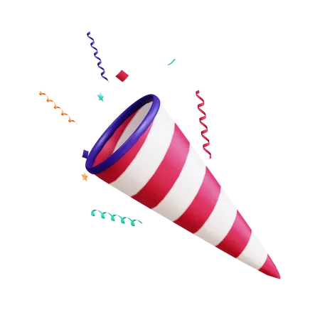 Confetti  3D Icon