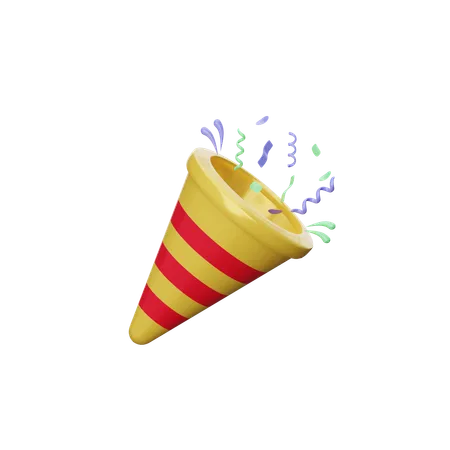 Confetti  3D Icon