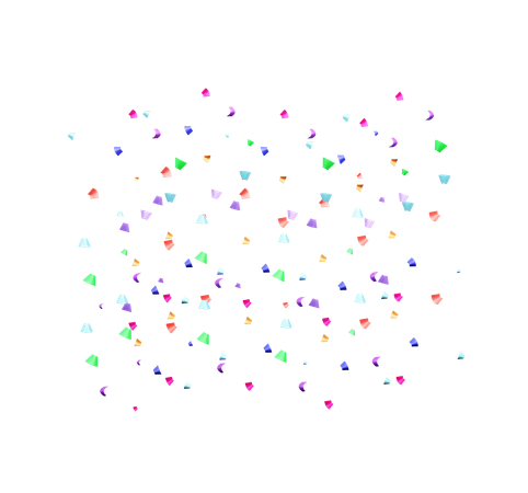 Confetti  3D Icon