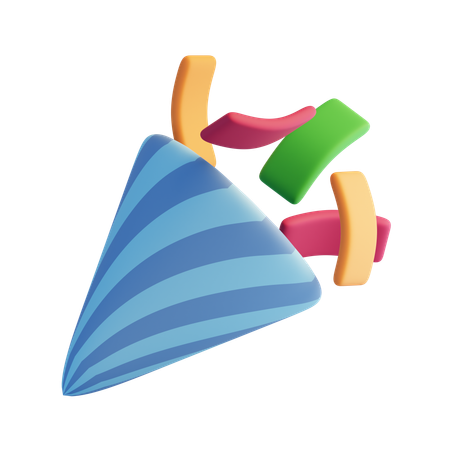 Confetti  3D Icon