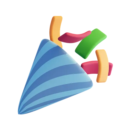 Confetti  3D Icon