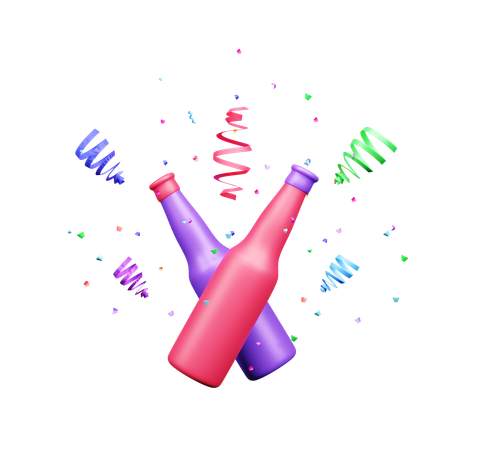 Confetti  3D Icon