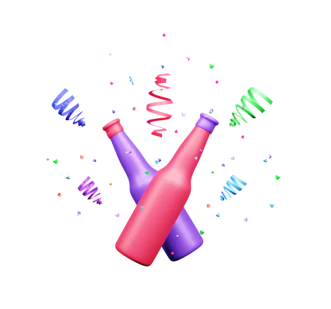 Confetti  3D Icon