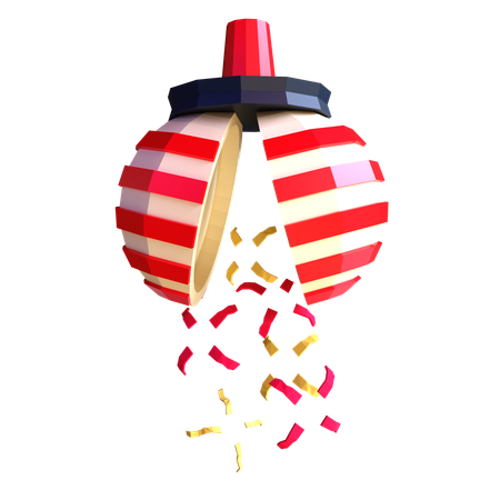 Confetti  3D Icon