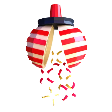 Confetti  3D Icon