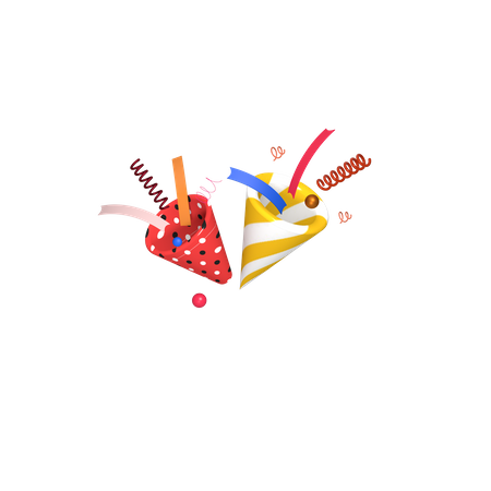 Confetti  3D Icon