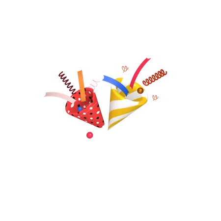 Confetti  3D Icon