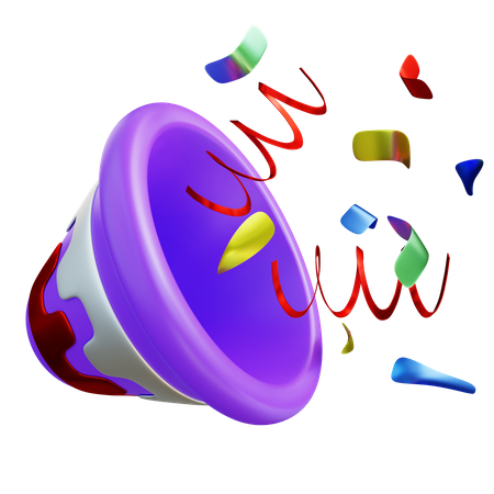 Confetti  3D Icon