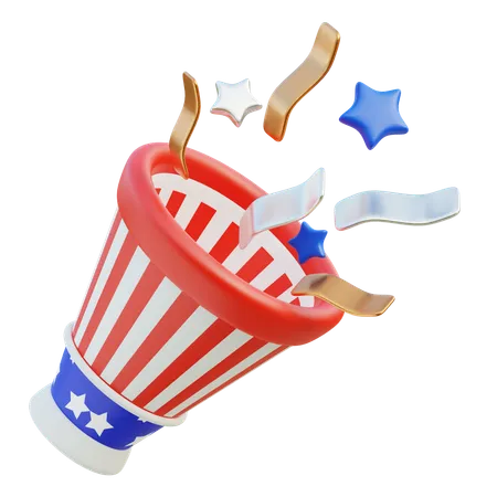 Confetti  3D Icon