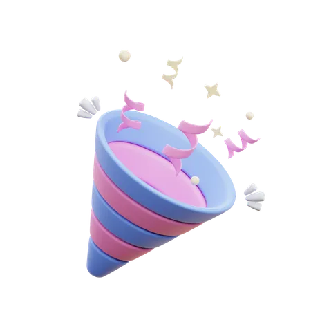 Confetti  3D Icon