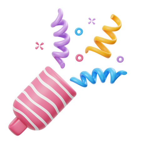 Confetti  3D Icon