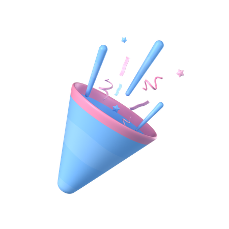 Confetti  3D Icon