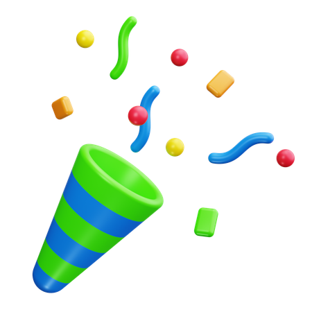 Confetti  3D Icon