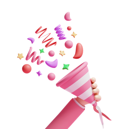 Confetti  3D Icon