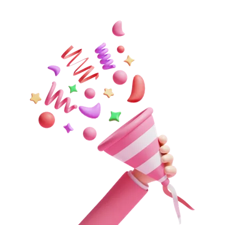 Confetti  3D Icon