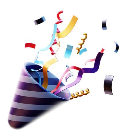 Confetti  3D Icon