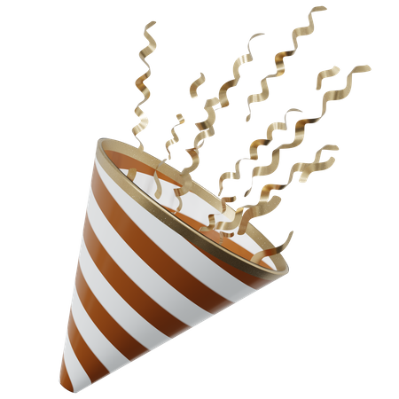 Confetti  3D Icon
