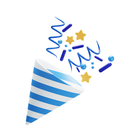 Confetti  3D Icon
