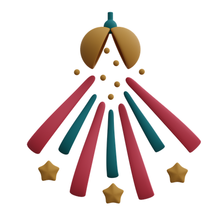 Confetti ball  3D Icon