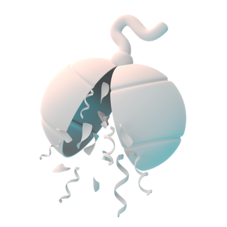 Confetti Ball  3D Icon