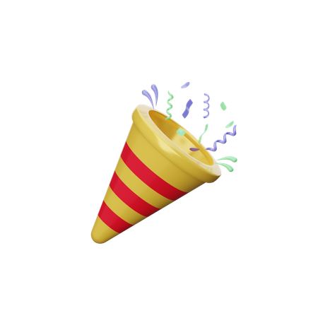 Confettis  3D Icon